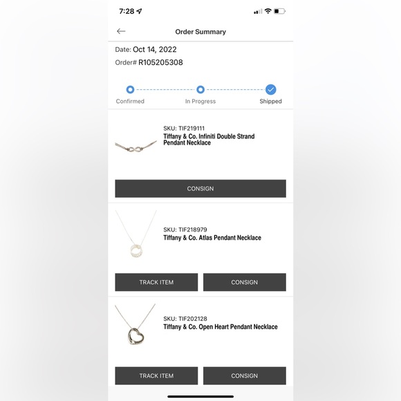 Tiffany and Co Open Heart Necklace from the Elsa Peretti Collection - Picture 5 of 6